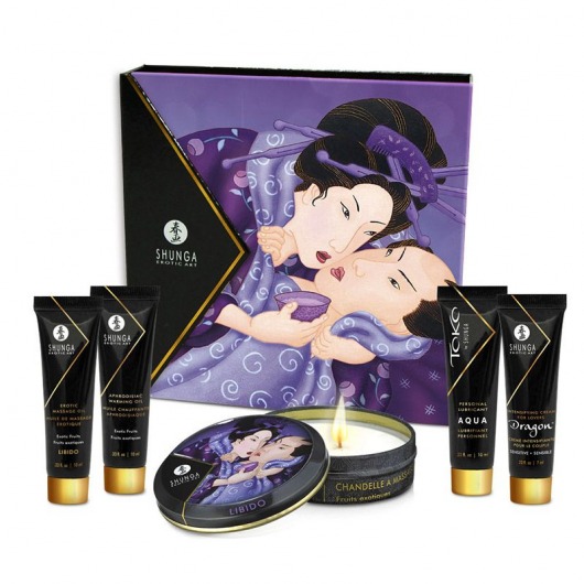 Подарочный набор Geishas secret из 5 предметов - Shunga - купить с доставкой в Великом Новгороде