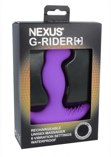 Фиолетовый вибромассажер простаты Nexus G-Rider+ - 12,6 см. - Nexus Range - в Великом Новгороде купить с доставкой