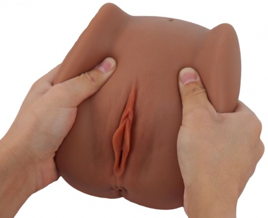 Мастурбатор Black Beauty - вагина и анус - S-HANDE - в Великом Новгороде купить с доставкой