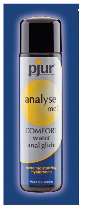 Анальный лубрикант pjur ANALYSE ME Comfort Water Anal Glide - 2 мл. - Pjur - купить с доставкой в Великом Новгороде