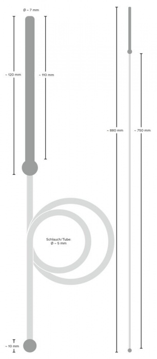 Уретральный катетер Piss To Mouth Dilator - Orion - купить с доставкой в Великом Новгороде