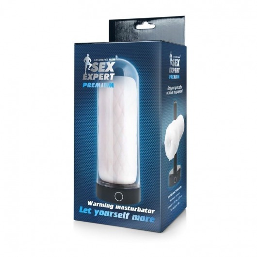 Оригинальный мастурбатор в колбе с нагревом - Sex Expert - в Великом Новгороде купить с доставкой