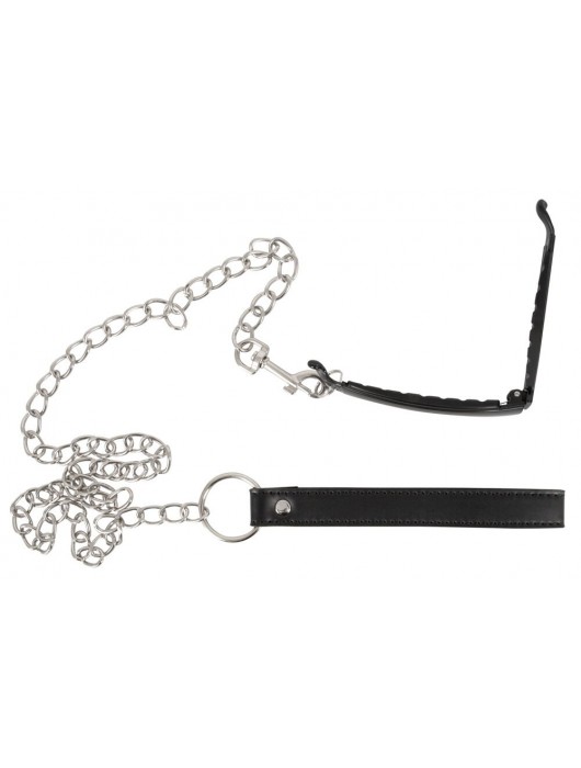 Зажим для половых губ с поводком Pussy Clamp With A Leash - Orion - купить с доставкой в Великом Новгороде