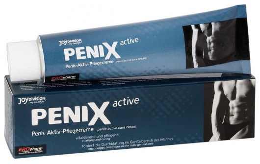 Возбуждающий крем для мужчин PeniX active - 75 мл. - Joy Division - купить с доставкой в Великом Новгороде