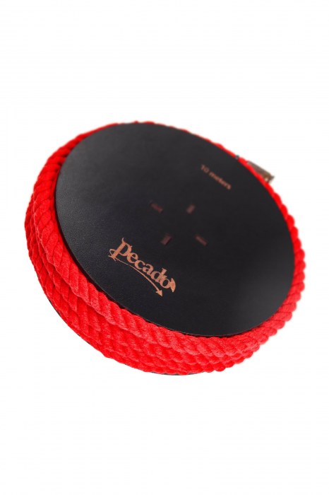 Красная веревка для шибари на катушке - 10 м. - Pecado - купить с доставкой в Великом Новгороде