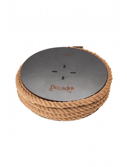 Джутовая веревка для шибари на катушке - 10 м. - Pecado - купить с доставкой в Великом Новгороде