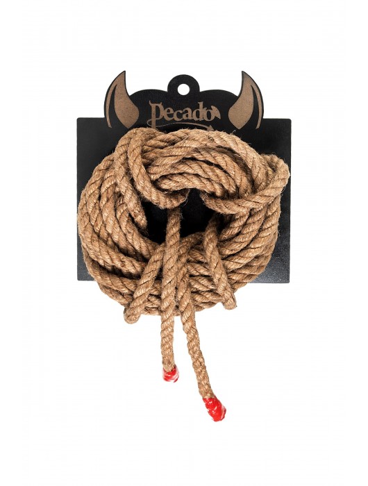 Джутовая веревка для шибари - 5 м. - Pecado - купить с доставкой в Великом Новгороде