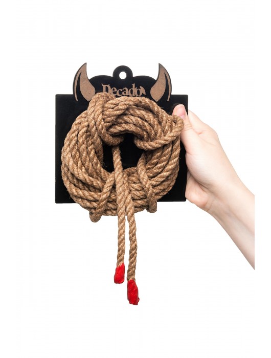 Джутовая веревка для шибари - 5 м. - Pecado - купить с доставкой в Великом Новгороде