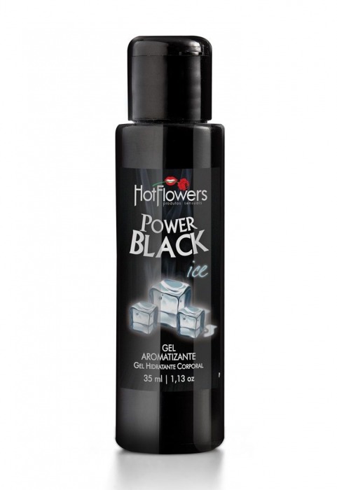 Стимулирующий гель для массажа Power Black - 35 мл. - HotFlowers - купить с доставкой в Великом Новгороде