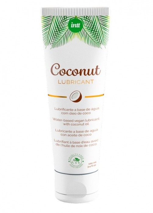 Веганская смазка на водной основе Coconut Lubricant - 100 мл. - INTT - купить с доставкой в Великом Новгороде