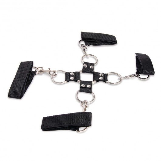 Набор для фиксации из 7 предметов Hogtie   Ball Gag Kit - Lux Fetish - купить с доставкой в Великом Новгороде