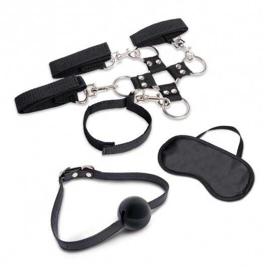 Набор для фиксации из 7 предметов Hogtie   Ball Gag Kit - Lux Fetish - купить с доставкой в Великом Новгороде