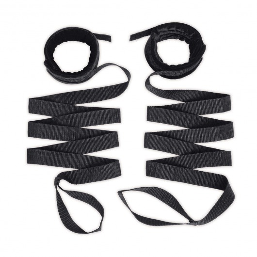 Эротический набор 4PC Bondage Bed Strap   Flogger Kit - Lux Fetish - купить с доставкой в Великом Новгороде