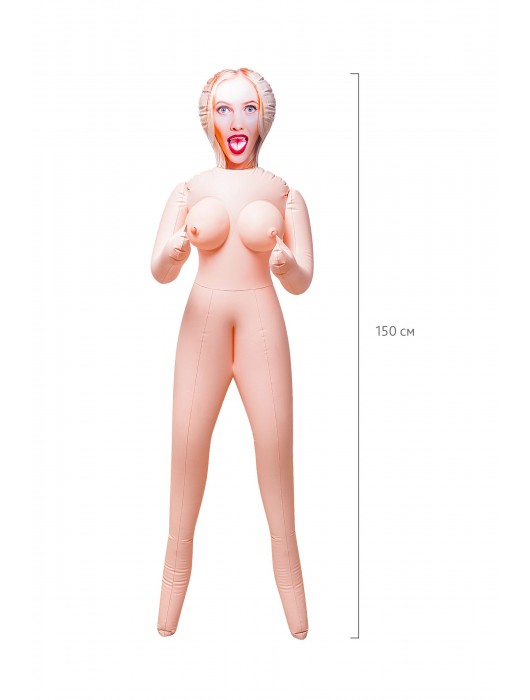 Надувная секс-кукла Lilit с тремя рабочими отверстиями - ToyFa - в Великом Новгороде купить с доставкой