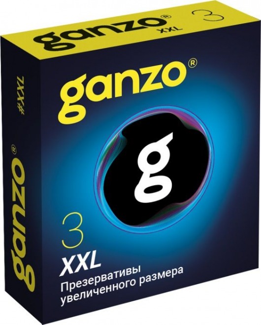 Презервативы увеличенного размера Ganzo XXL - 3 шт. - Ganzo - купить с доставкой в Великом Новгороде