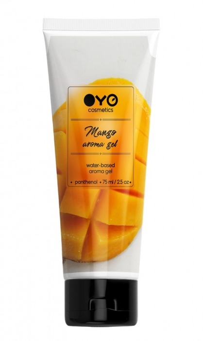 Лубрикант на водной основе OYO Aroma Gel Mango с ароматом манго - 75 мл. - OYO - купить с доставкой в Великом Новгороде