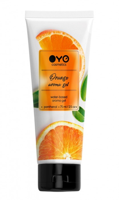 Лубрикант на водной основе OYO Aroma Gel Orange с ароматом апельсина - 75 мл. - OYO - купить с доставкой в Великом Новгороде