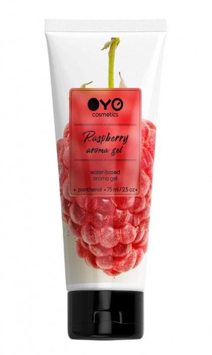 Лубрикант на водной основе OYO Aroma Gel Raspberry с ароматом малины - 75 мл. - OYO - купить с доставкой в Великом Новгороде