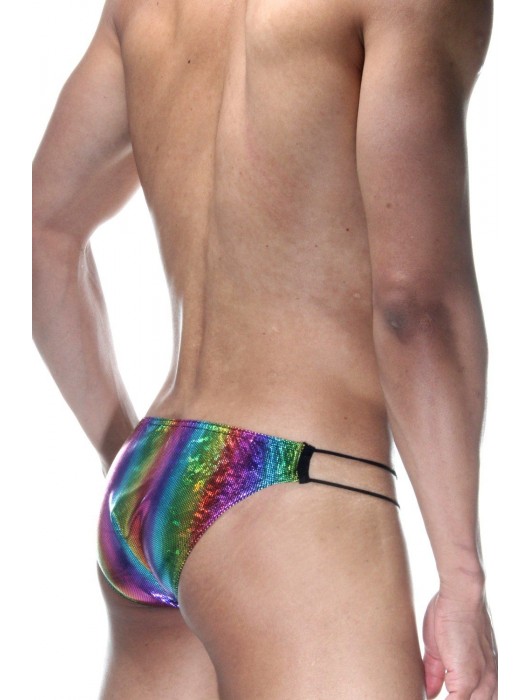 Радужные трусы-слипы с нитяным бочком - Don Moris купить с доставкой