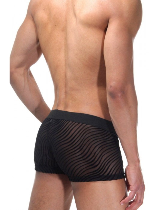 Черные полупрозрачные трусы-хипсы - Don Moris купить с доставкой