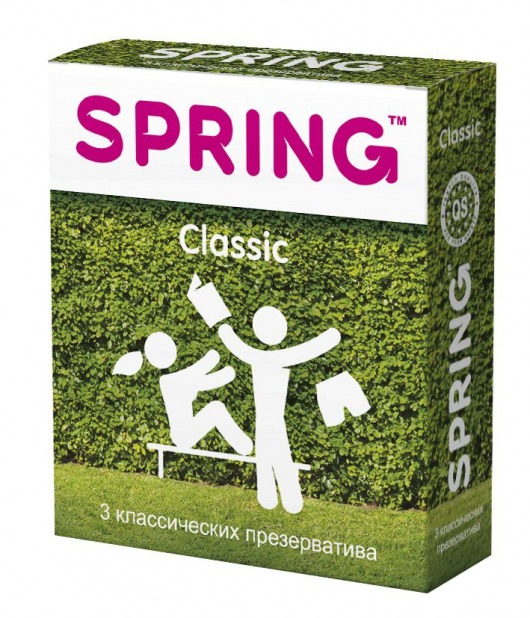 Классические презервативы SPRING CLASSIC - 3 шт. - SPRING - купить с доставкой в Великом Новгороде