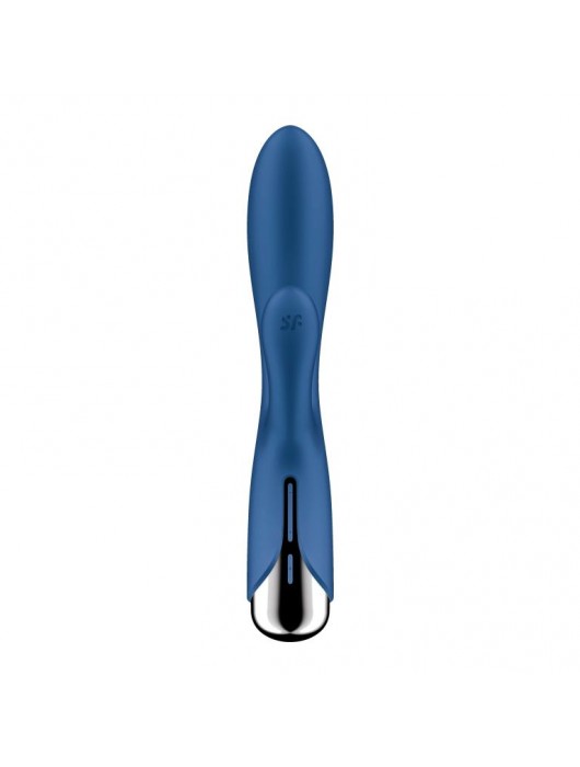 Синий вибратор-кролик с ротацией Spinning Rabbit 1 - 20 см. - Satisfyer