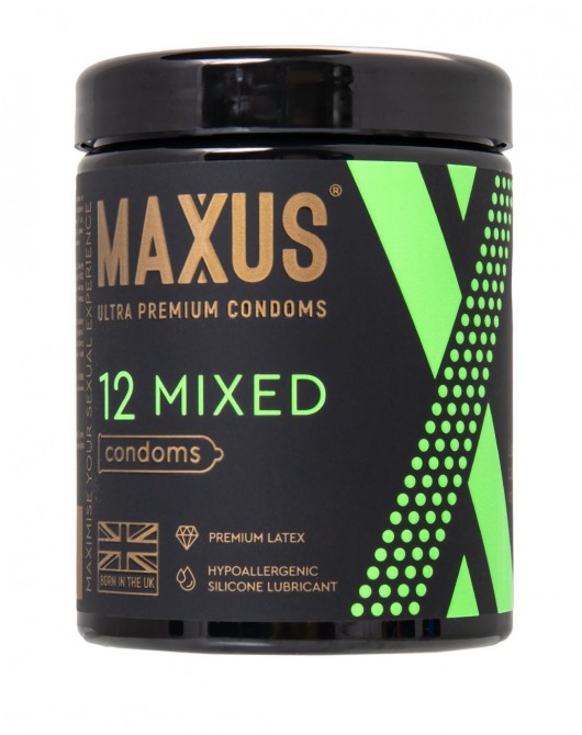 Презервативы MAXUS Mixed - 12 шт. - Maxus - купить с доставкой в Великом Новгороде