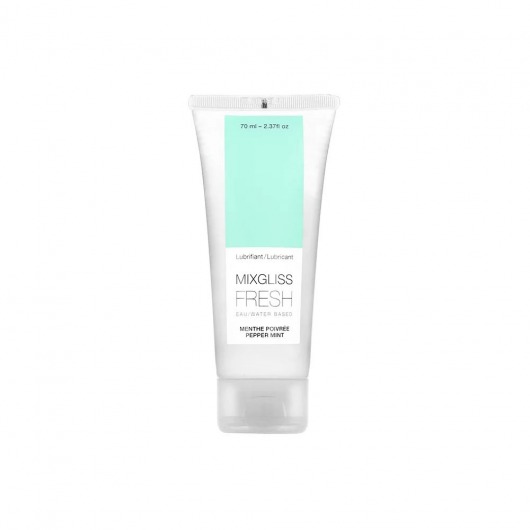 Лубрикант с охлаждающим эффектом Mixgliss Fresh Pepper Mint - 70 мл. - Strap-on-me - купить с доставкой в Великом Новгороде