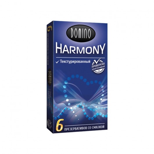 Текстурированные презервативы Domino Harmony - 6 шт. - Domino - купить с доставкой в Великом Новгороде