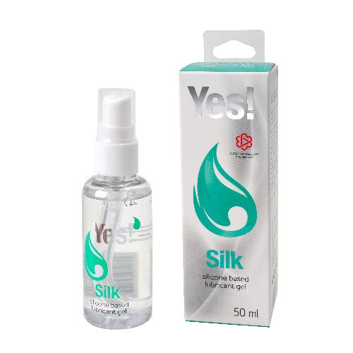 Силиконовая гипоаллергенная вагинальная смазка Yes Silk - 50 мл. - Sitabella - купить с доставкой в Великом Новгороде