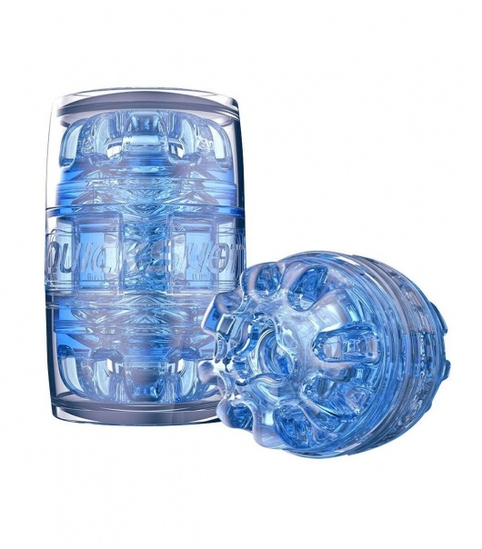 Мастурбатор Fleshlight Quickshot Turbo Blue Ice - Fleshlight - в Великом Новгороде купить с доставкой