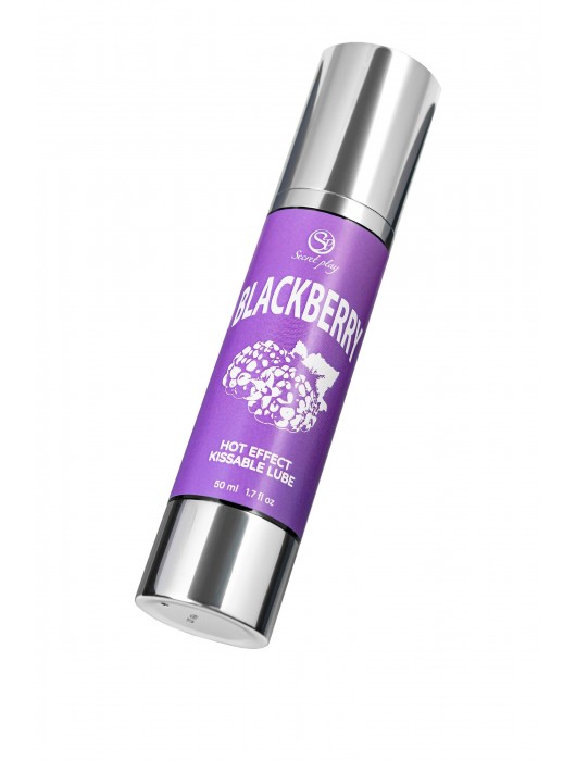 Массажное масло 2-в-1 Blackberry Hot Effect с разогревающим эффектом и вкусом ежевики - 50 мл. - Secret Play - купить с доставкой в Великом Новгороде