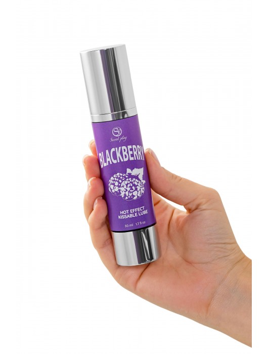Массажное масло 2-в-1 Blackberry Hot Effect с разогревающим эффектом и вкусом ежевики - 50 мл. - Secret Play - купить с доставкой в Великом Новгороде