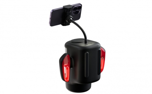 Черный инновационный робот-мастурбатор Game King - Amovibe - в Великом Новгороде купить с доставкой