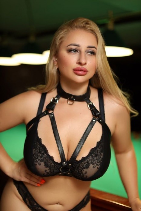 Черная кожаная сбруя с ошейником plus size из нежной кожи - БДСМ Арсенал - купить с доставкой в Великом Новгороде