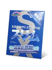 Презерватив Sagami Xtreme FEEL FIT 3D - 1 шт. - Sagami - купить с доставкой в Великом Новгороде