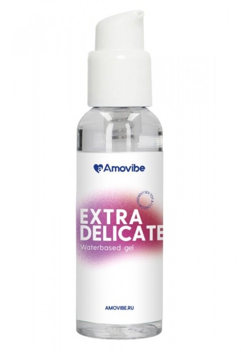 Гель на водной основе Amovibe Extra Delicate - 100 мл. - Amovibe - купить с доставкой в Великом Новгороде