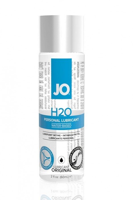 Нейтральный лубрикант на водной основе JO Personal Lubricant H2O - 60 мл. - System JO - купить с доставкой в Великом Новгороде