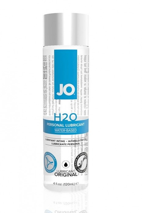 Нейтральный лубрикант на водной основе JO Personal Lubricant H2O - 120 мл. - System JO - купить с доставкой в Великом Новгороде