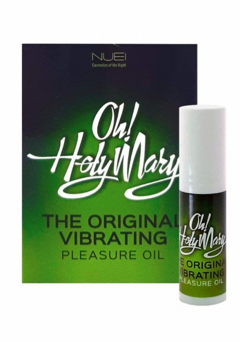 Масло унисекс с эффектом вибрации Oh! Holy Mary - 6 мл. - Nuei cosmetics - купить с доставкой в Великом Новгороде