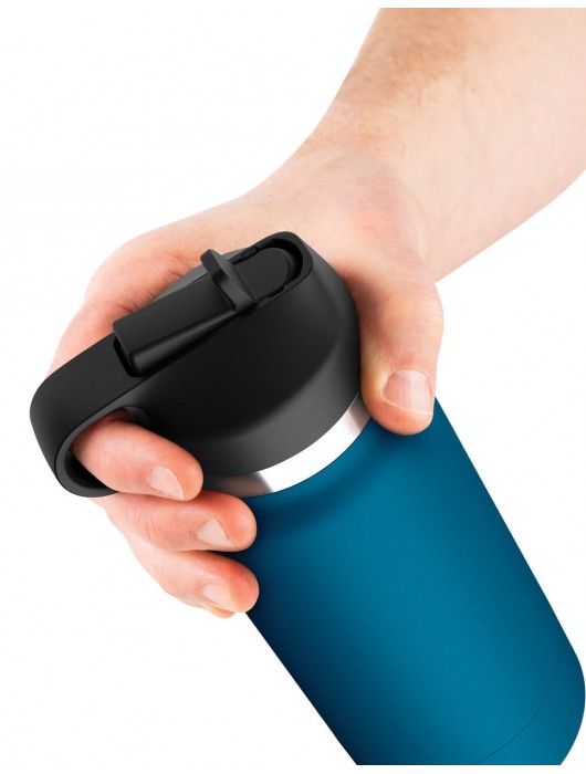 Смуглый мастурбатор-вагина в синей колбе F*ck Flask - Pipedream - в Великом Новгороде купить с доставкой