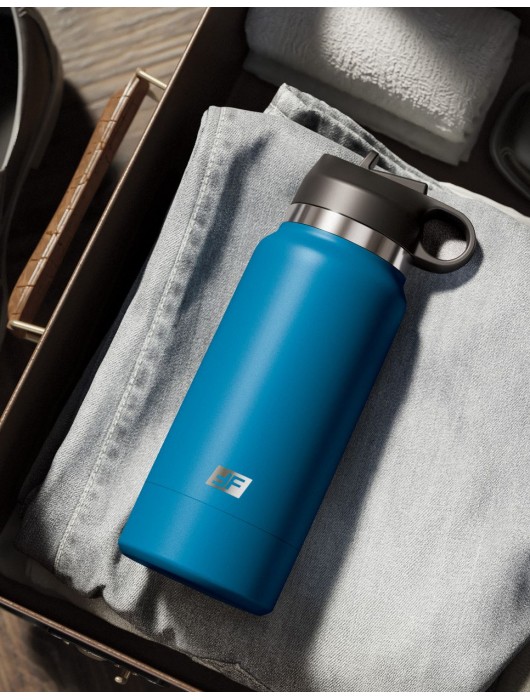 Смуглый мастурбатор-вагина в синей колбе F*ck Flask - Pipedream - в Великом Новгороде купить с доставкой