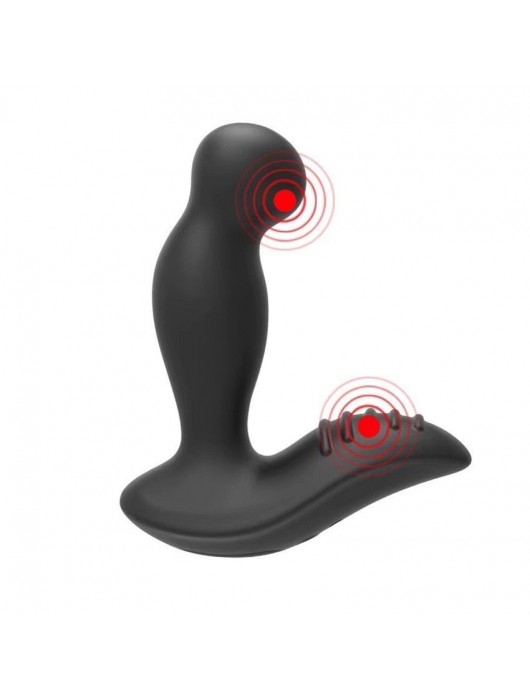 Черный вибромассажер простаты 3,5’’ P-spot Massager - 12,5 см. - Erokay - в Великом Новгороде купить с доставкой