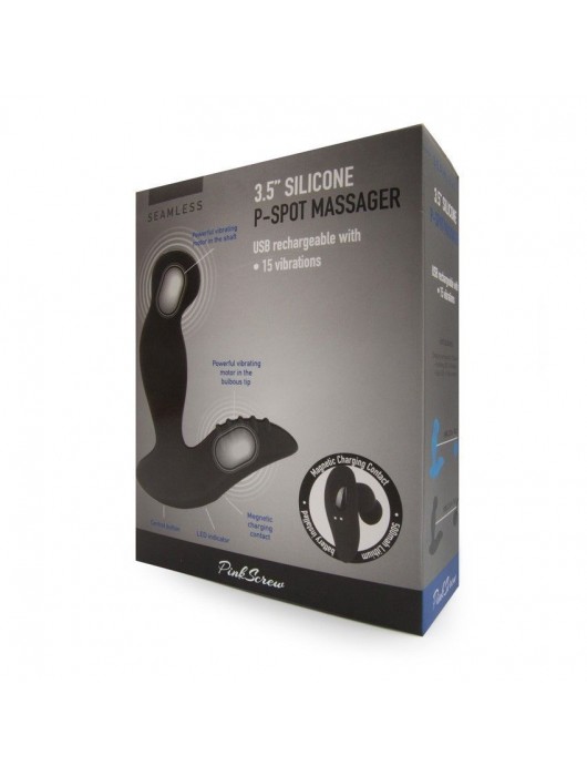 Черный вибромассажер простаты 3,5’’ P-spot Massager - 12,5 см. - Erokay - в Великом Новгороде купить с доставкой