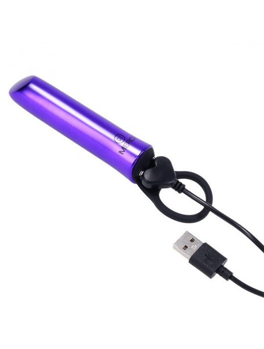 Мини-вибратор Merci Power Play со скошенным кончиком - 13,3 см. - Doc Johnson