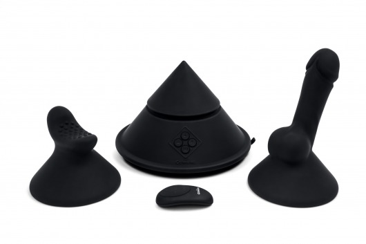 Конусный вибромассажер Cowgirl Cone с 2 насадками - CowGirl - купить с доставкой в Великом Новгороде