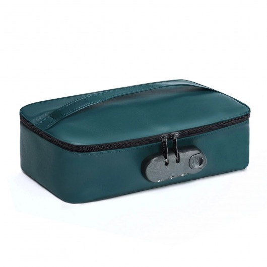 Зеленая сумочка для хранения игрушек Discreet Box - Dorcel - купить с доставкой в Великом Новгороде