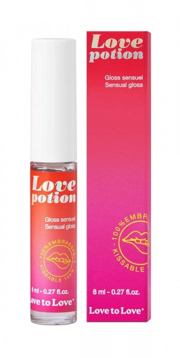 Возбуждающий блеск для губ Love Potion - 8 мл. - Love to Love - купить с доставкой в Великом Новгороде