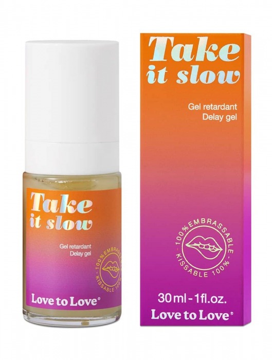 Пролонгирующий гель для мужчин Take It Slow - 30 мл. - Love to Love - купить с доставкой в Великом Новгороде