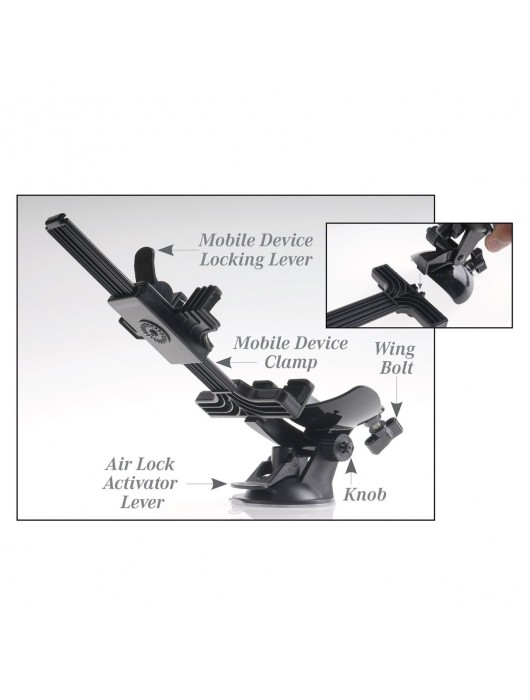 Перезаряжаемый мастурбатор-вагина с держателем для мобильных устройств Extreme Toyz Me - Pipedream - в Великом Новгороде купить с доставкой